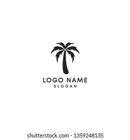 palm logo icon template
