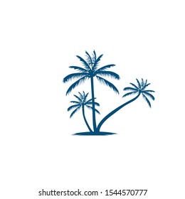 palm logo icon vector design