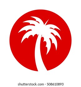 palm logo vector.