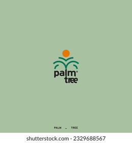 Logo de la palma para tu diseño. Palmera. Ilustración vectorial de la palma. Signo de icono.
