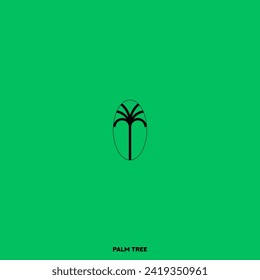 Palm logo for your design. Palm trees. Palm vector illustration. Icon sign.