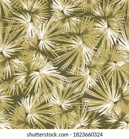 Patrón sin foco de Palm Monsters para papel de pared, baldosas de cerámica, reserva de chatarra, cortina, textil, adorno, decoración, interior, uso.