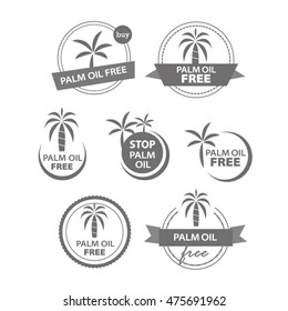 Palm Oil Free Icons