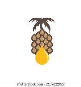 palm oil icon vector concept design template web