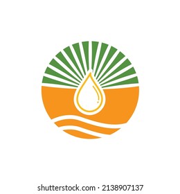 palm oil icon vector concept design template web