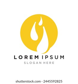 Palm Oil logo template  vector