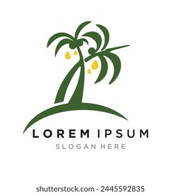 Vector de Plantilla con logotipo de Palm Oil