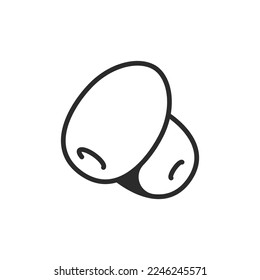 Palmöl-Fruchtbaum-Symbol