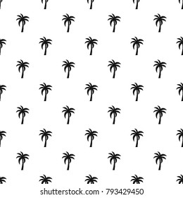 Palm pattern seamless in simple style vector illustration