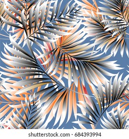 Palm pattern. Vector design.