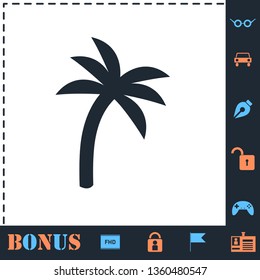Palm. Perfect icon with bonus simple icons