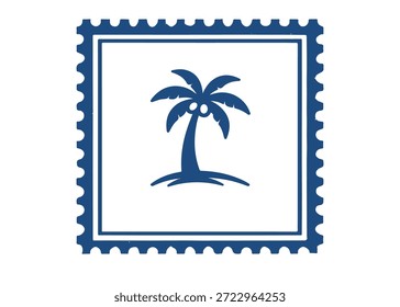 Handinnenpoststempel, Vektorsymbol auf weißem Hintergrund
Vektor-Briefmarke auf weißem Hintergrund