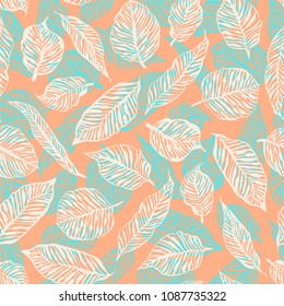Palm seamless pattern.