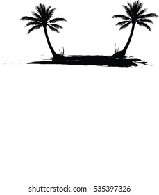 Palm silhouette