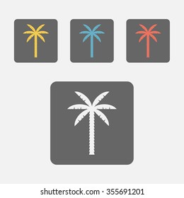 palm silhouette icon