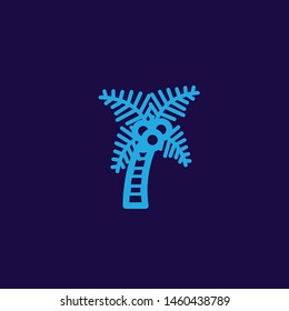 palm, simple icon illustration vector design