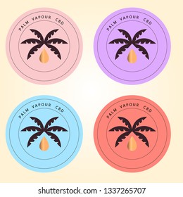 Palm summer Logo Design 