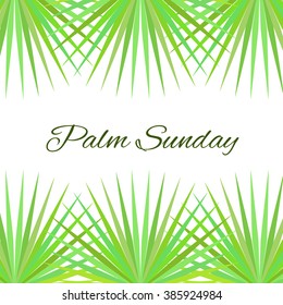 Palm sunday background. Vector illustration