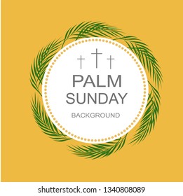 Palm Sunday Graphic Illustration. eps 10
