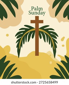 Palm Sunday Triumpheintrag Vektor Sammlung