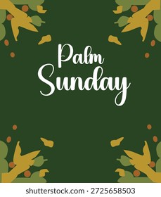 Palm Sunday Triumpheintrag Vektor Sammlung