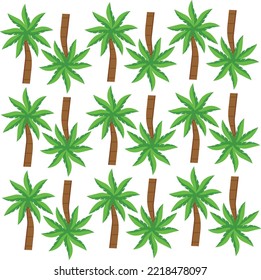 Diseño profesional de fondo de palmeras