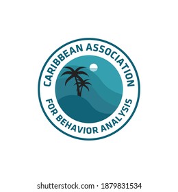 palm tree beach logo design inspiration