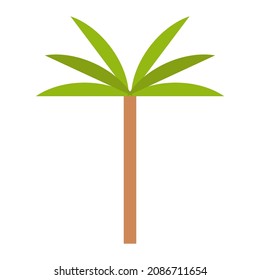 palm tree clip art vector illustration