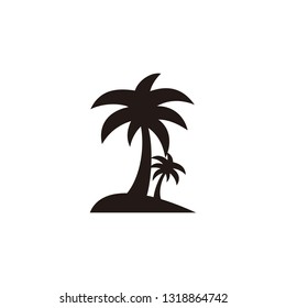 Palm tree  coconut tree icon