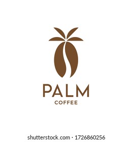 Simple Yet Unique Palm Coffee Logo Stock Vector (Royalty Free) 1536529262