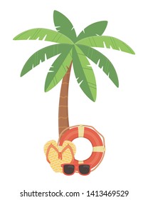 Palm tree design vector illustration