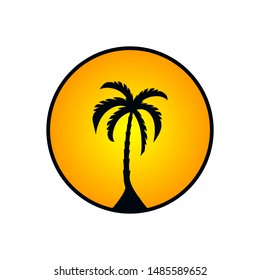 palm tree design vector illustration