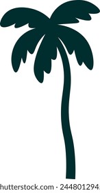 Palm Tree Doodle Vector Illustration