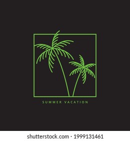 Palm tree graphic design image