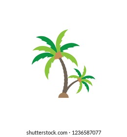 Palm tree graphic design template vector illustration