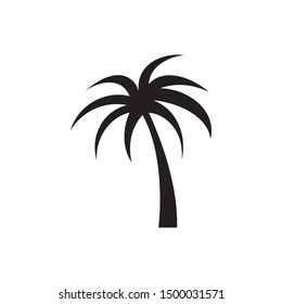 Palm tree graphic design template vector isolated