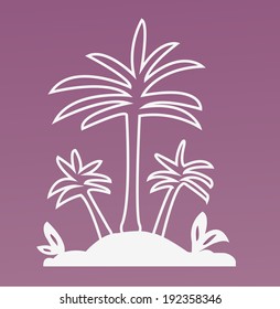 Palm tree icon