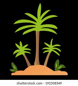 Palm tree icon