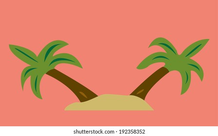 Palm tree icon