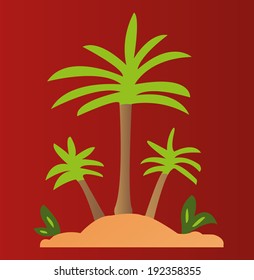 Palm tree icon