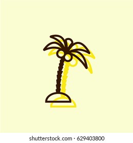 Palm tree icon