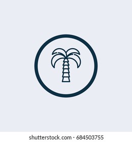 Palm tree icon