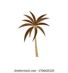 Palm tree icon design logo stock vector