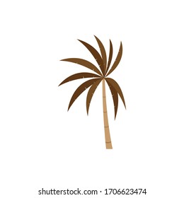Logotipo de diseño de icono de palma vectorial