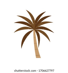 Logotipo de diseño de icono de palma vectorial