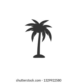 Palm tree icon design template vector isolated illustration