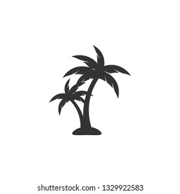 Palm tree icon design template vector isolated illustration