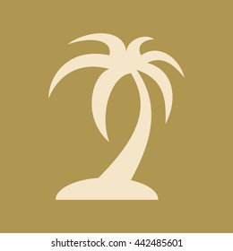 Palm Tree Icon. Eps-10.