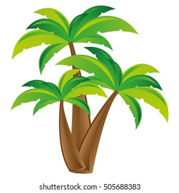 palm tree icon image 