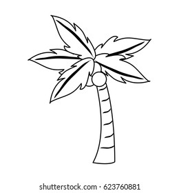 palm tree icon image